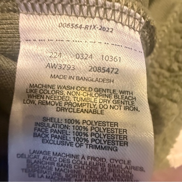 NWT Women's Columbia Cloud Point Snap Fleece Green/Cream Size 3X - Picture 10 of 10